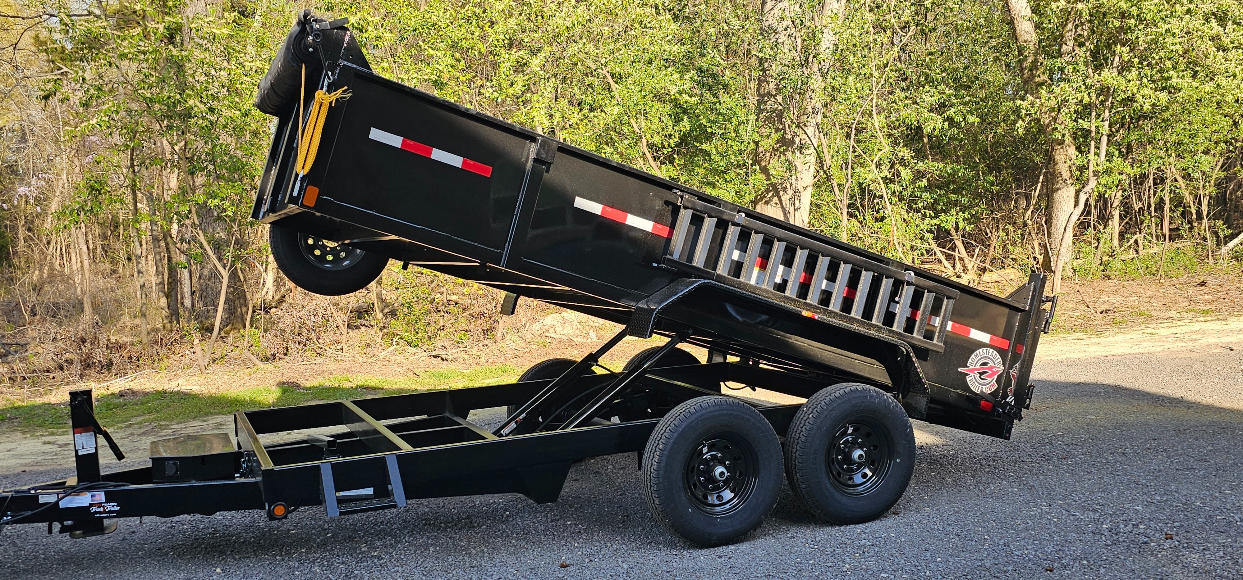7' x 14' Dump Trailer view 2