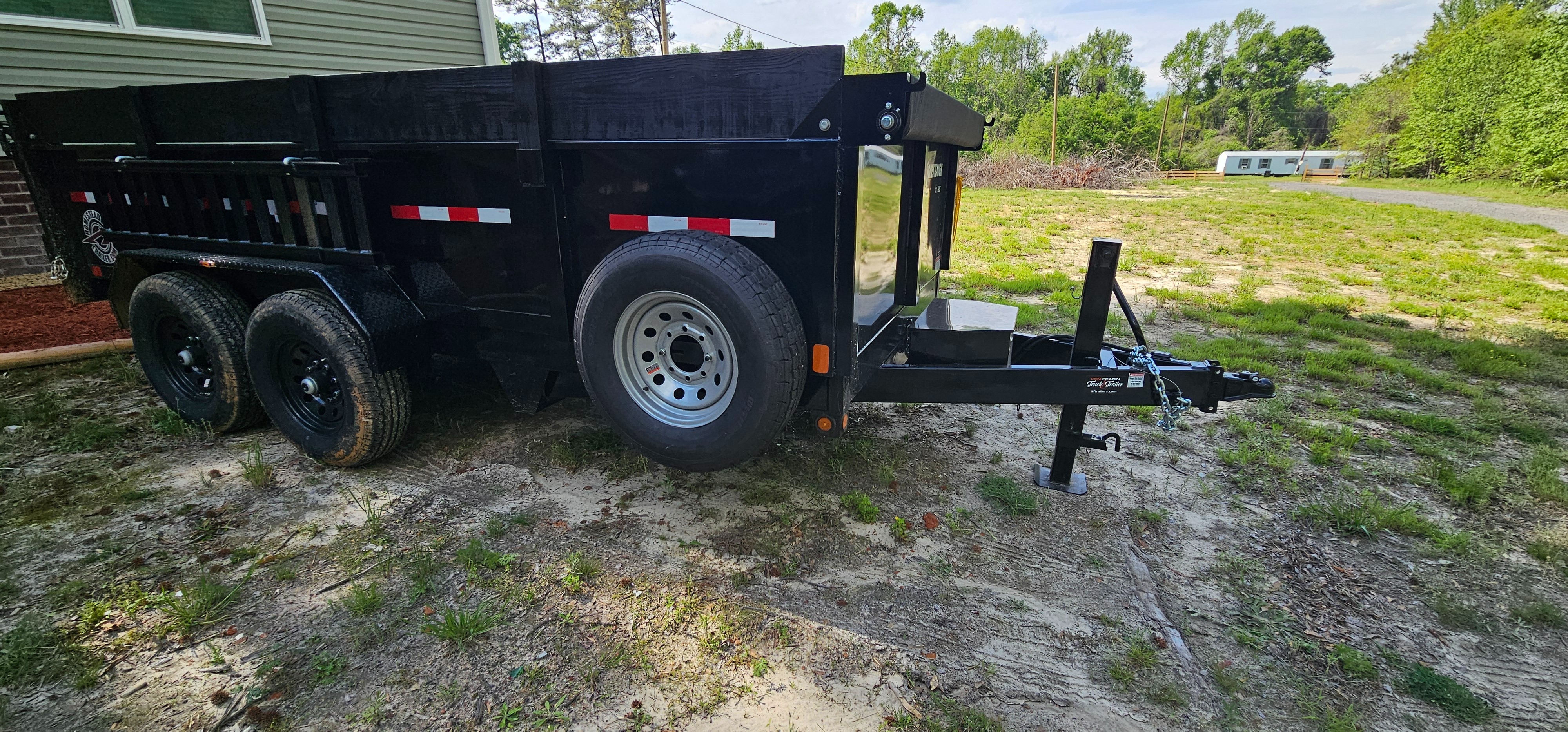 7' x 14' Dump Trailer view 3