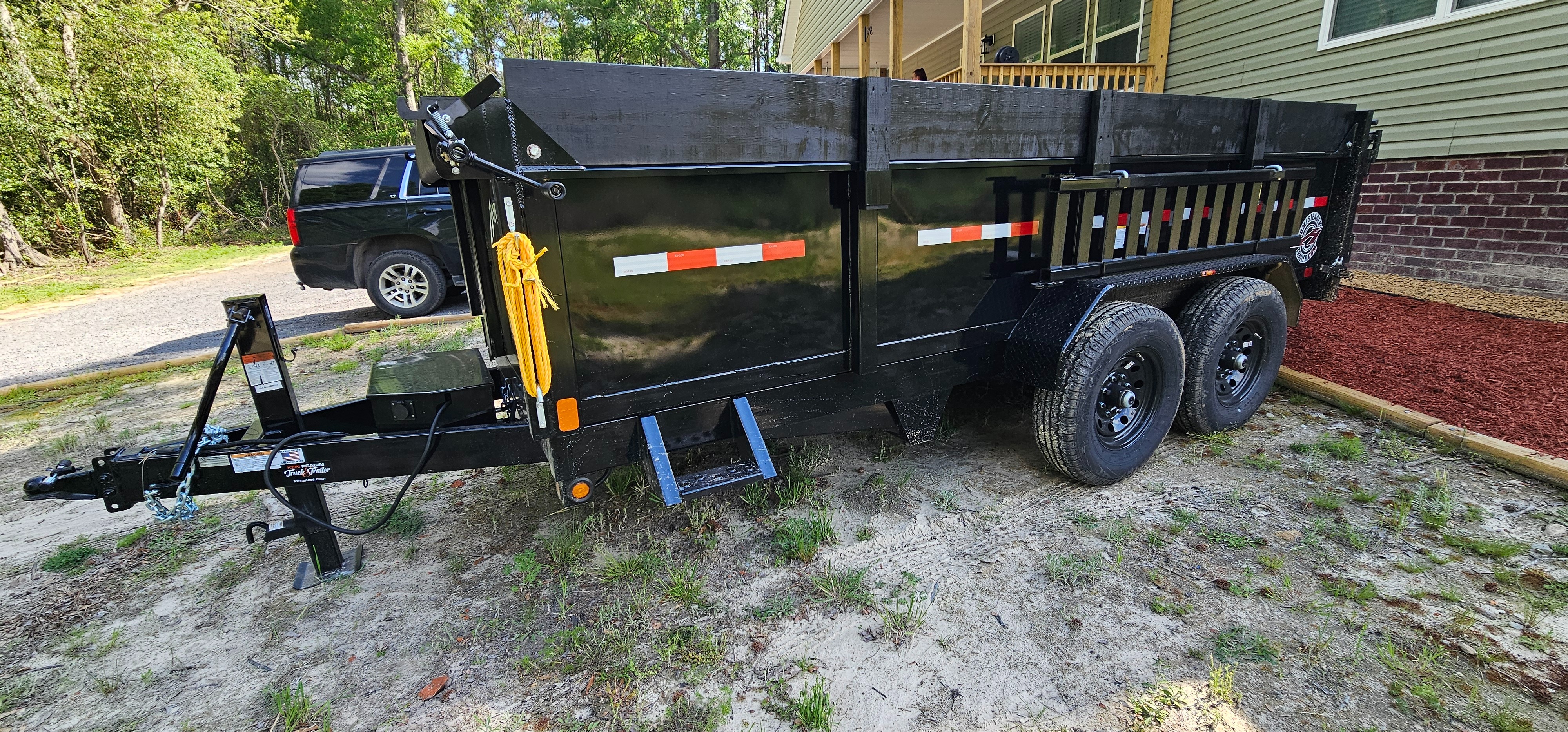 7' x 14' Dump Trailer view 4